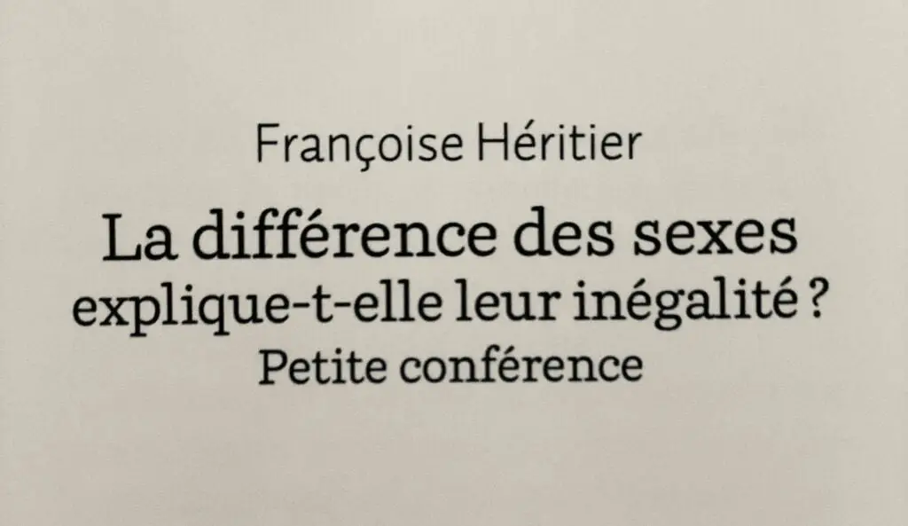 valence différentielle sexe